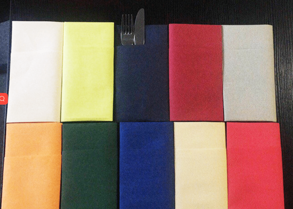dyed airlaid napkins