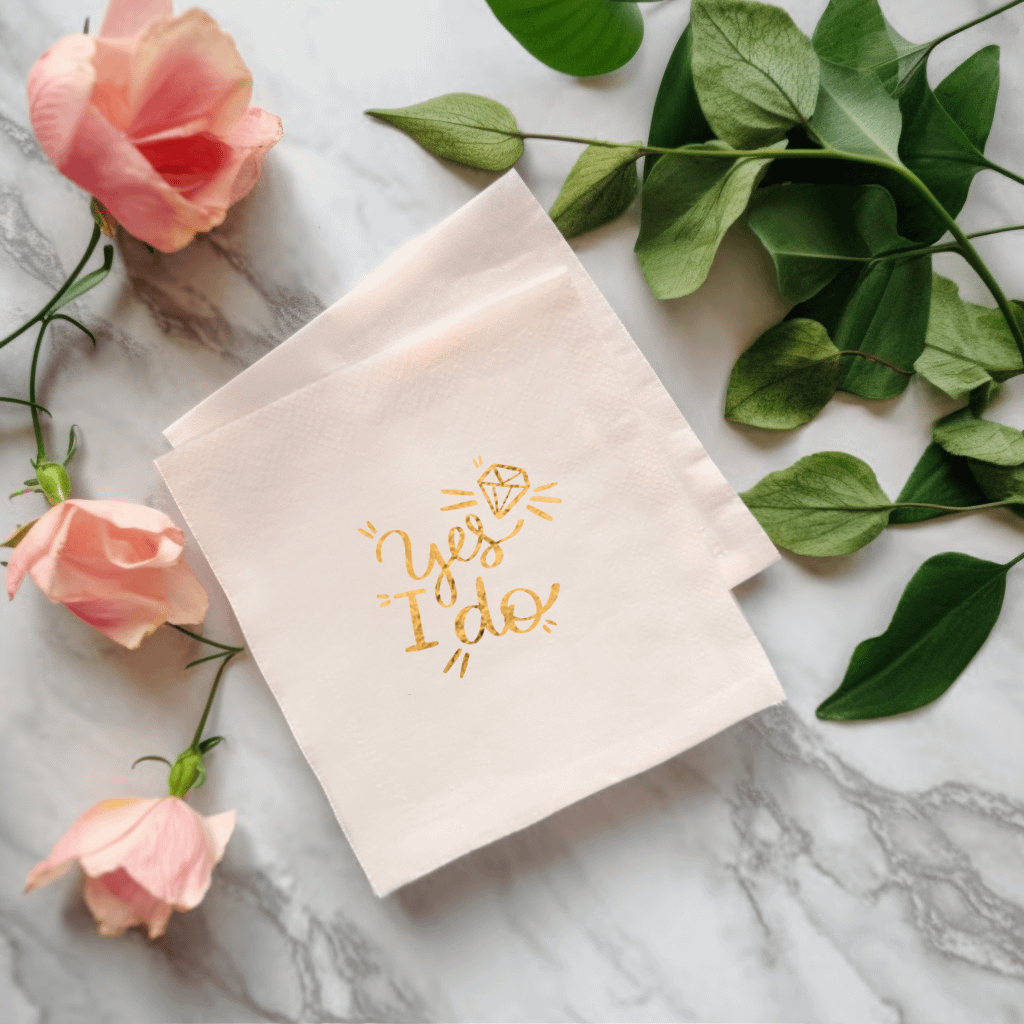 Colored Wedding Napkins Wholesale | Personalised Colors & Logos
