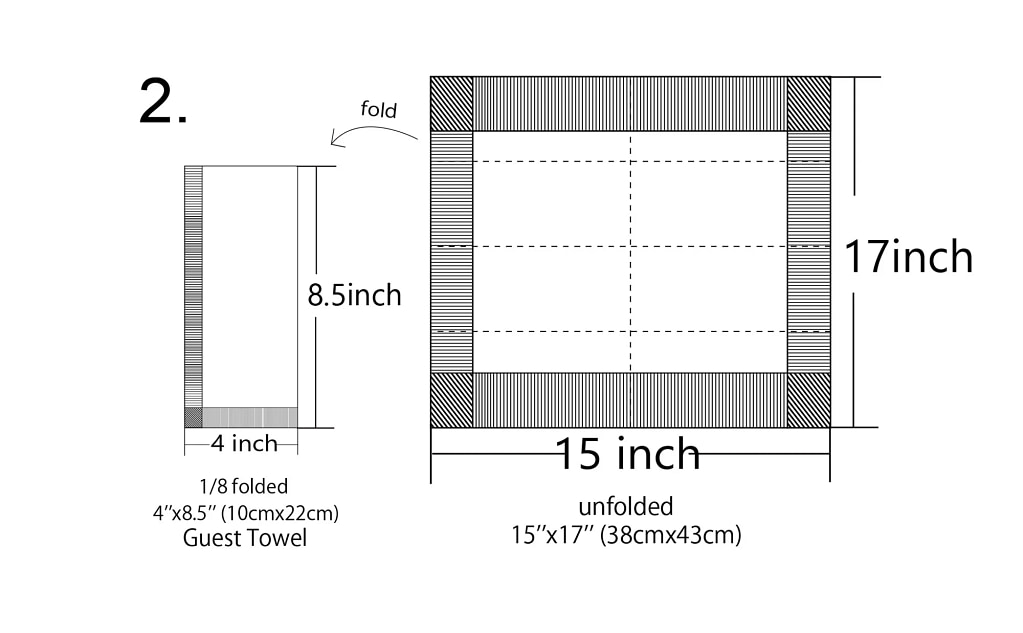 1/8 folded 15"x17" dinner paper napkin