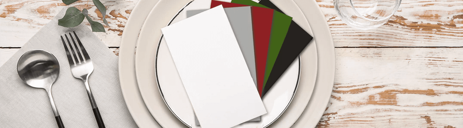 Serviettes en papier de luxe Sensation de lin, 2024 Fournisseur de  produits en papier et carton
