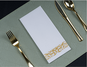 Linen Feel Serviettes：A Kind of Luxury Paper Napkins