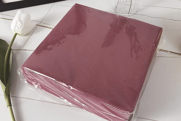 burgundy airlaid placemat