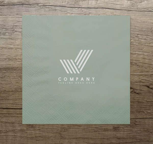 sage-green-cocktail-napkins-with-logo