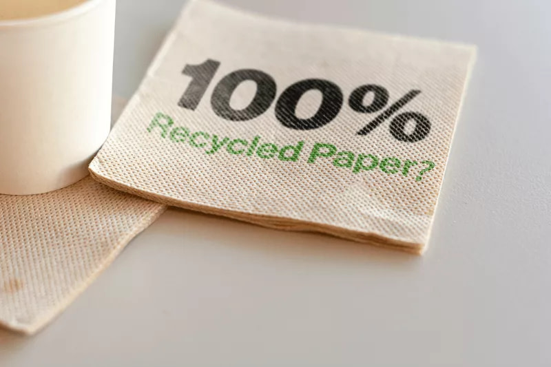 Papier de soie blanc et kraft en rame RAJA biosource, recyclable,  ecologique et eco-responsable
