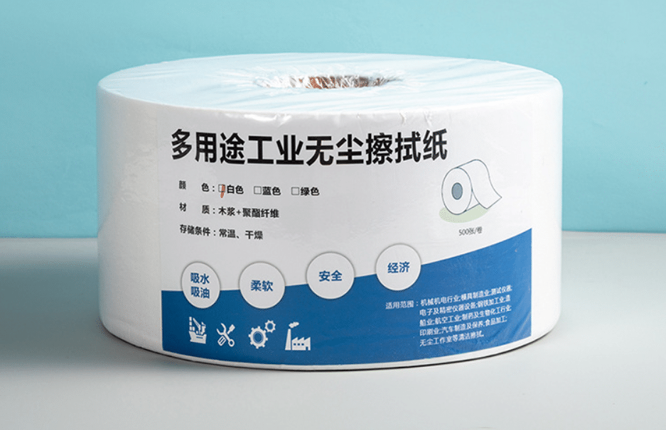 white wiping paper