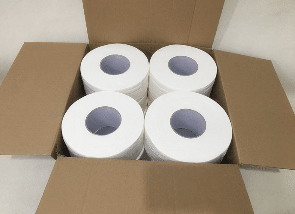packed airlaid roll